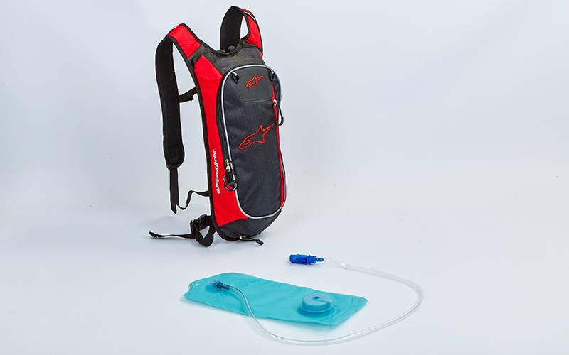 Моторюкзак з питною системою Alpinestars MS-5122-AR (PL, р-р 49х16х8см, чорний-червоний)
