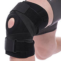 Наколінник бандаж з еластичними ребрами жорсткості MUTE 9052 1 шт чорний