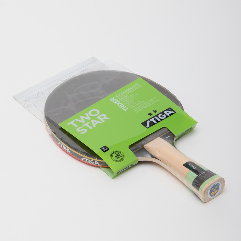 Ракетка для настільного тенісу 1 штука STIGA SGA-1212131501 TRIXER 2* (деревина, гума), фото 1