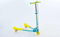 Самокат-трайк TRIKKE BUG 3-х кол. склад. дет. TR-4502 кольори в асортименті(кол.-PU,d-130мм,d-90мм, h-80-90см,
