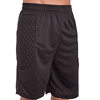 Шорти футбольного воротаря Zelart CO-5537 L-XXL чорний
