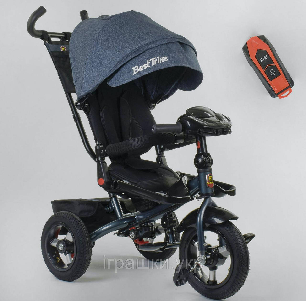 Велосипед триколісний Best Trike 6088F-04-997 з надувними колесами, фото 1