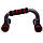 Упори для віджимань Zelart FI-1777 PUSH-UP BAR 12x23 см сірий-червоний, фото 3