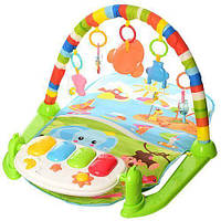 Розвиваючий килимок 830*510 мм для немовляти з піаніно і проектором "Зоряне небо", дзеркалом