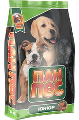 Сухий корм для собак Пан Пес для цуценят, 10кг.