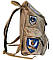 Оригінальний рюкзак Top Gun backpack with patches TGB1701 (Khaki), фото 3