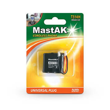 Акумулятор до стаціонарного телефону MastAK T314-400 3,6 v 400mAh 2/3AAA(314)