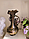Декоративна ваза Veronese Дівчина в гиацинтах 39 см 10162V4 з бронзовим покриттям, фото 2