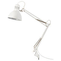 Лампа настольна настільна лампа біла, біла, TERTIAL IKEA, 703.554.55