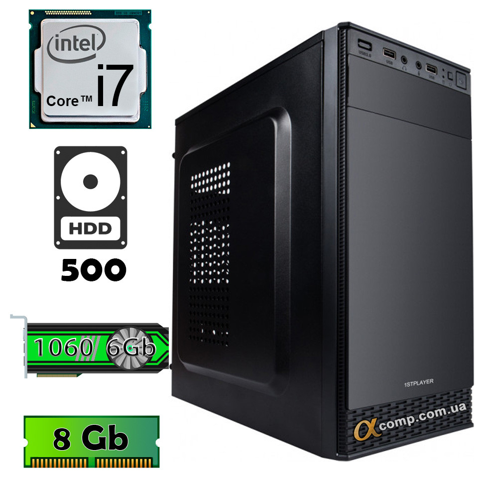 AlphaPC (i7-2600 • GTX1060 6 • 8Gb • 500Gb) RG2-T101