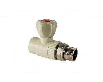 Кран радіаторний прямий PPR 25х3/4" evci