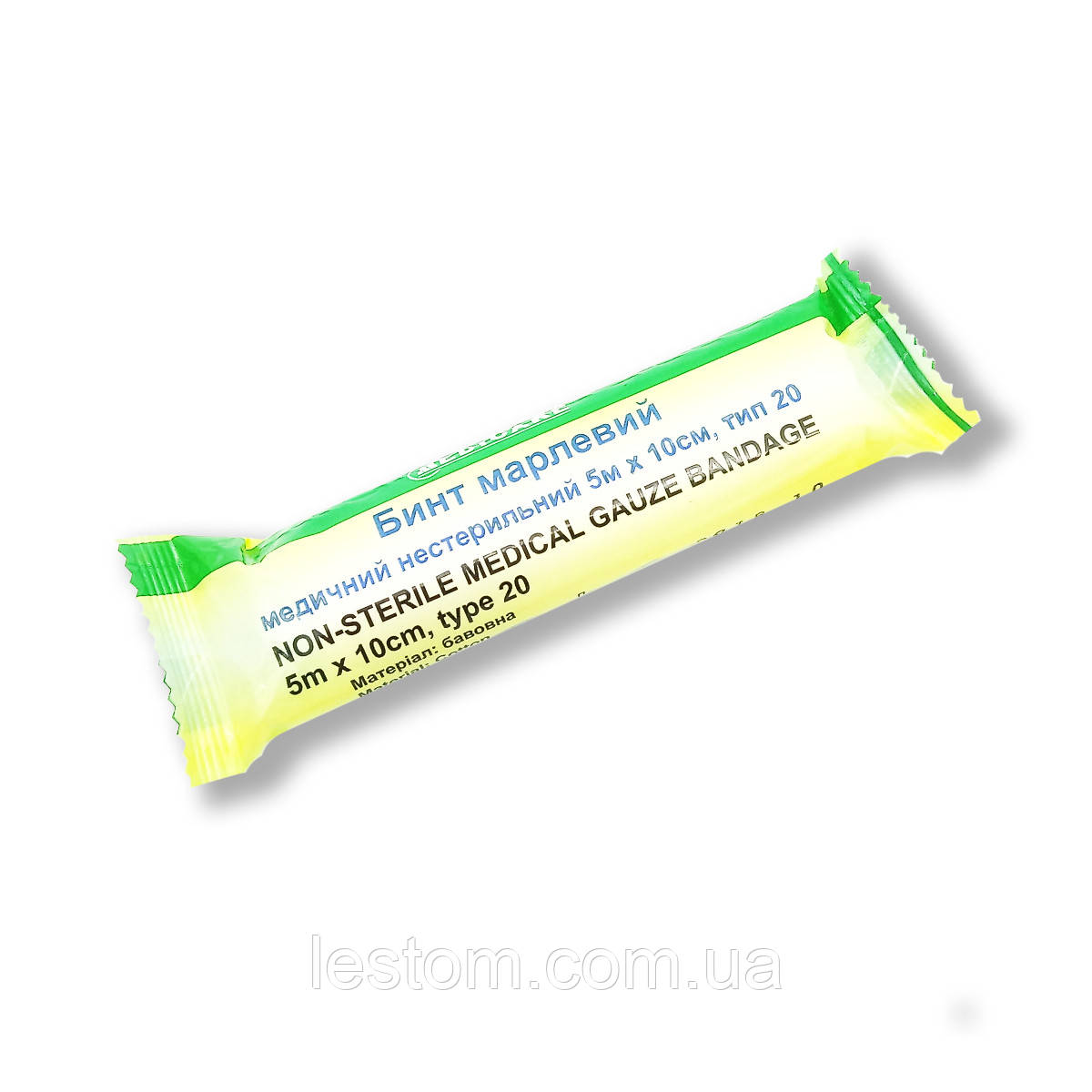 Бинт марлевий нестерильний 5м х 10см MEDICARE, тип 20