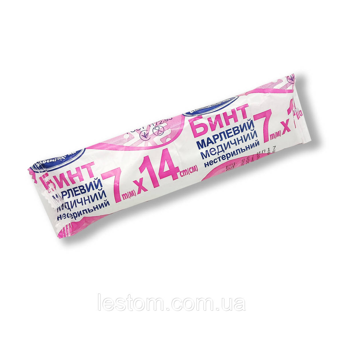 Бинт марлевий нестерильний 7м х 14см, тип 17 Білосніжка