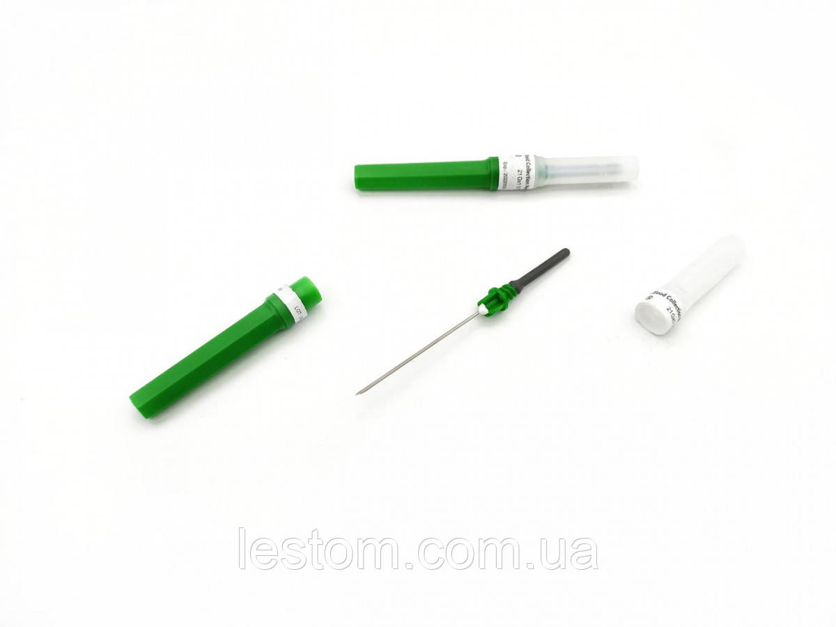 Голка вакуумна 21G для забору крові