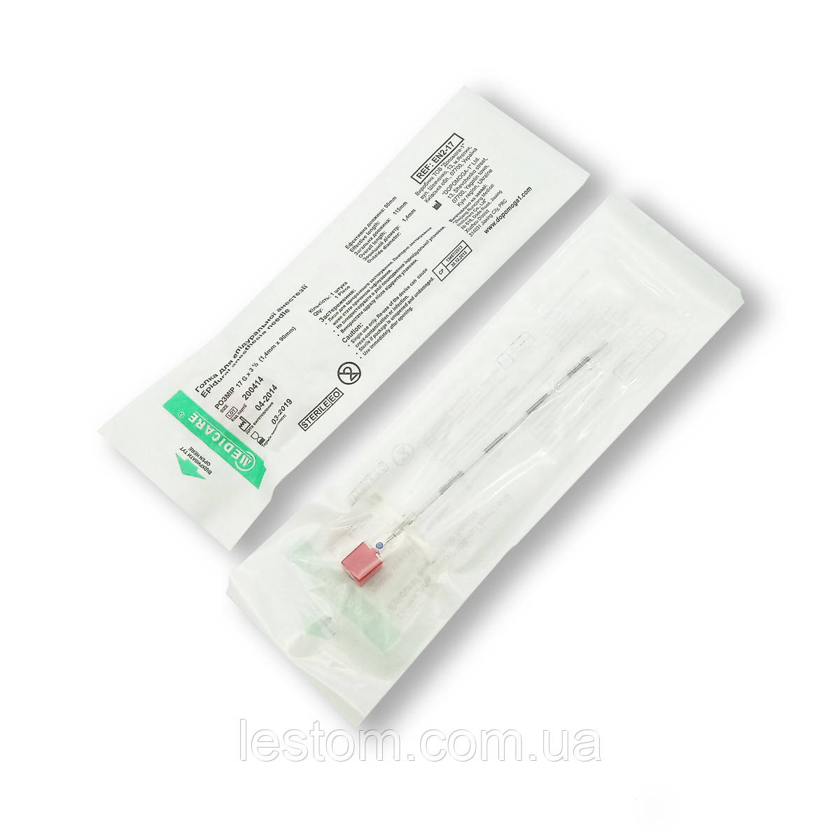 Голка спінальна 17G (1,4 мм x 90 мм) MEDICARE