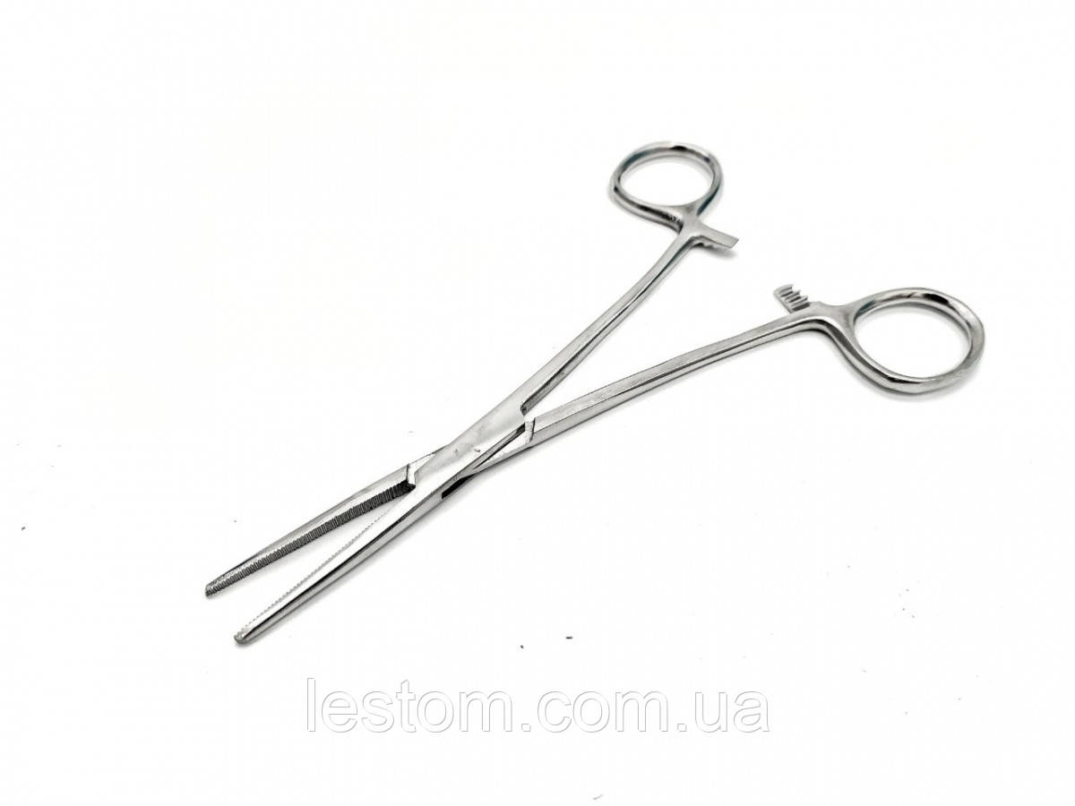 Затискач гемостатичний прямий по Kelly 16см