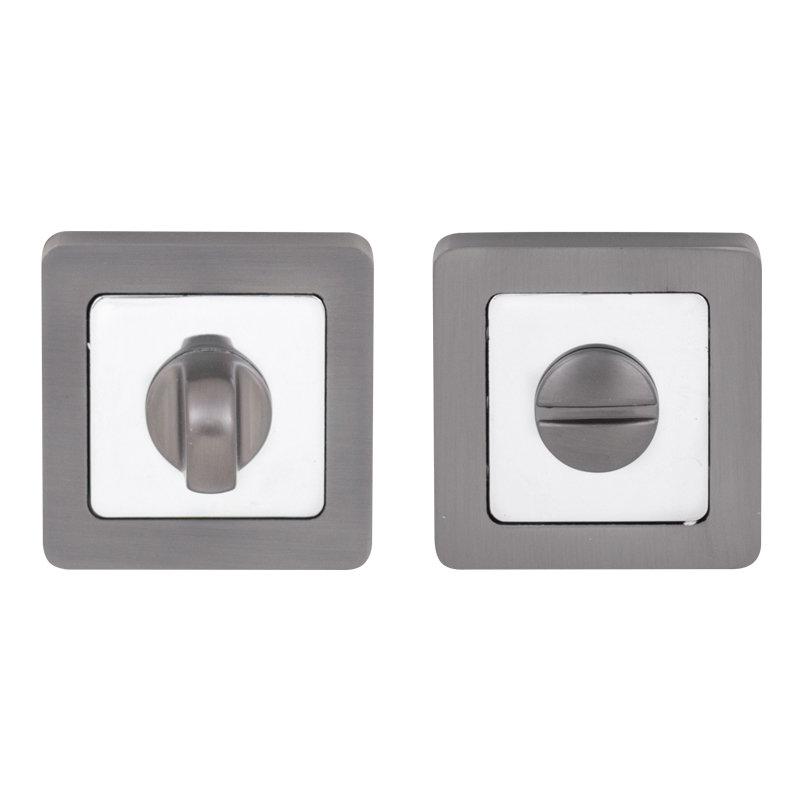 Дверна накладка (розетка) під фіксатор Comit Moderno WC Хром полірований / Титан, фото 1