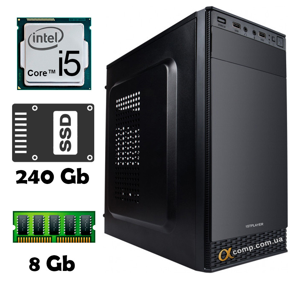 AlphaPC T3101 (i5-3330 • 8Gb • ssd 240Gb) R3-T101