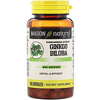 Mason Natural, Гинкго билоба, 60 капсул