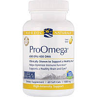 Nordic Naturals, ProOmega, Lemon, 1,000 mg, 60 Soft Gels