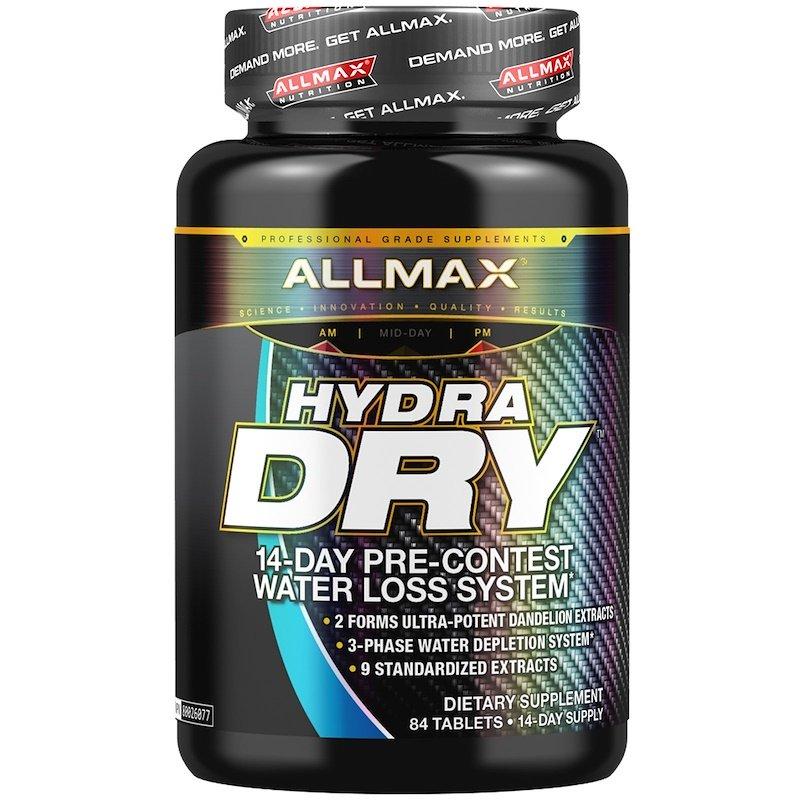 ALLMAX Nutrition, HydraDry, ультрапотужне сечогінне + стабілізатор електролітів, 84 таблетки