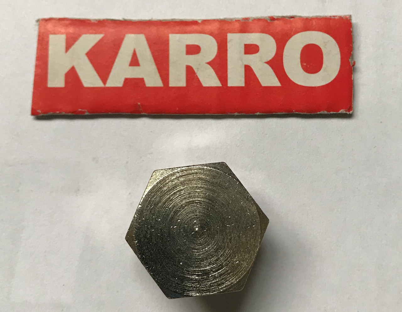 Заглушка 1/2" В Karro (никель внутренняя резьба) - фото 1 - id-p1176564583