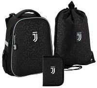 Шкільний набір ранець + пенал + сумка Kite FC Juventus SET_JV20-531M