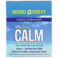 Natural Vitality, Natural Calm, The Anti-Stress Drink, Original, 30 Single-Serving Packs, 0.12 oz (3.3 g) Each