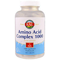 KAL, Amino Acid Complex 1000, 1000 mg, 100 Tablets