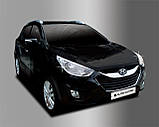 Хром накладки на фари Hyundai IX-35 2009-2012 (Autoclover B635), фото 2