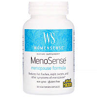 Natural Factors, WomenSense, MenoSense, формула для приймання в період менопаузи, 90 вегетаріанських капсул