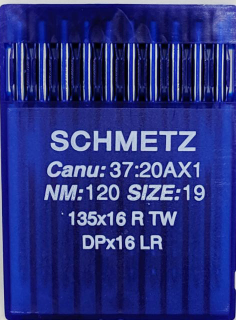 Голки Schmetz для Шкіри DPx16 LR (DPx17 LR) №120 для безпосадкових промислових швейних машин
