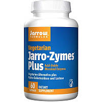 Jarrow Formulas, Jarro-Zymes Plus, Травні ферменти, вегетаріанський, 60 капсул