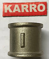 Муфта 1" В/В Karro (никель )