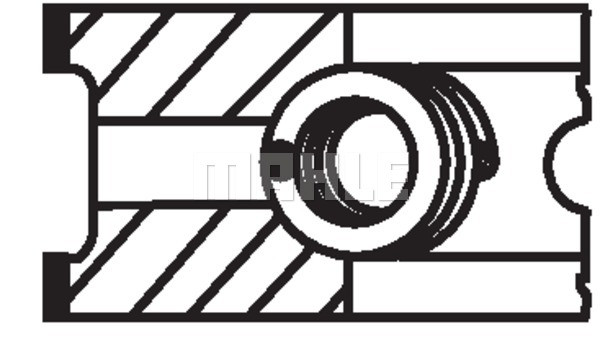 Поршневі кільця бмв е34 Mahle розмір 80 520 I 06.1987 — 09.1990