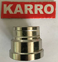 Муфта переходная 1х1/2" В/В Karro (никель )