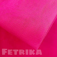Фатін жорсткий малиновий, сітка фатінова