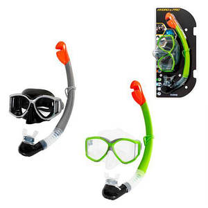 Набір для плавання маска та трубка Bestway 24050 набір 2в1