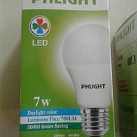 Cветодиодная лампочка LED 6500 K 7 W PHLIGHT