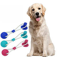 Іграшка М'яч для домашніх тваринних на присоску Dog Toy Rope PULL