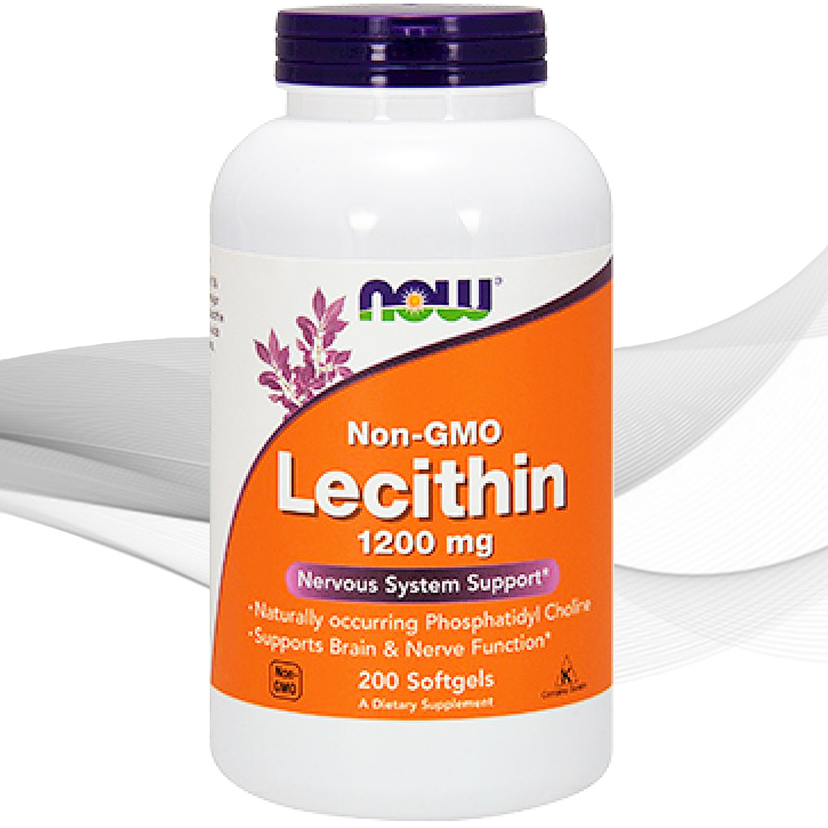 NOW Lecithin 1,200 мг - 200 кап софт