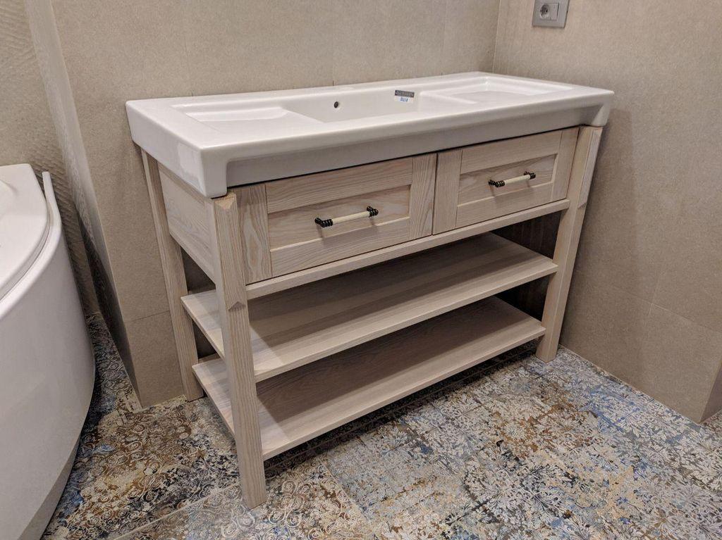 Тумба під раковину з ясена (110×86×45 см)
