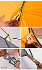 Намет Naturehike Cycling I with skirt (1-місний) 20D silicone + footprint NH18A095-Orange D, фото 3