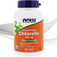 NOW Chlorella 500mg 200 tabs