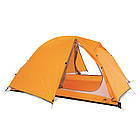 Намет Naturehike Cycling II (2-місний) 20D silicone + footprint (Spider II) NH18A180-Orange D, фото 3