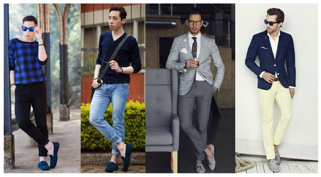 Стильні поєднання чоловічі мокасин Кращі поєднання мокасин і одягу