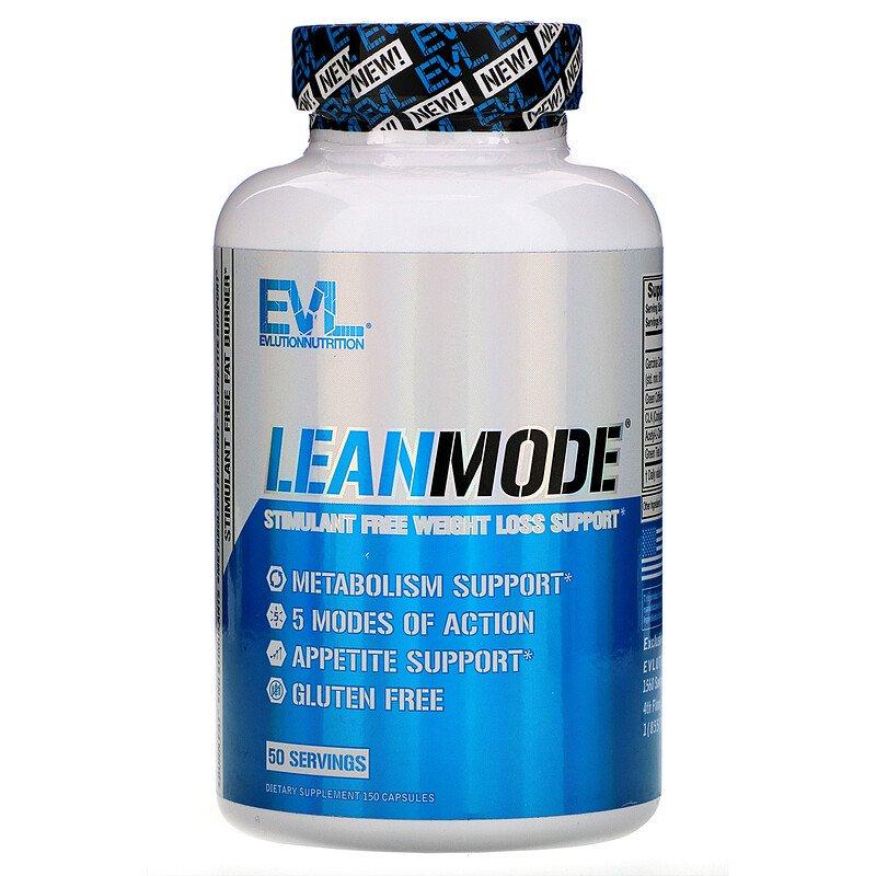 EVLution Nutrition, Lean Mode, Жироспалювач, пришвидшує метаболізм жиру Fat Burner, 150 Capsules