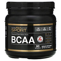 California Gold Nutrition, Порошок BCAA, AjiPure®, амінокислоти з розгалуженими ланцюгами, 454 г