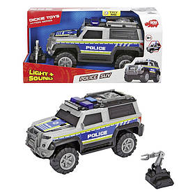 Машинка Dickie Toys Поліція з аксесуарами зі звуковими та світловими ефектами (3306003)