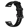 Силіконовий ремінець Primo для фітнес-браслета Huawei Honor Band 4 / 5 - Black, фото 3